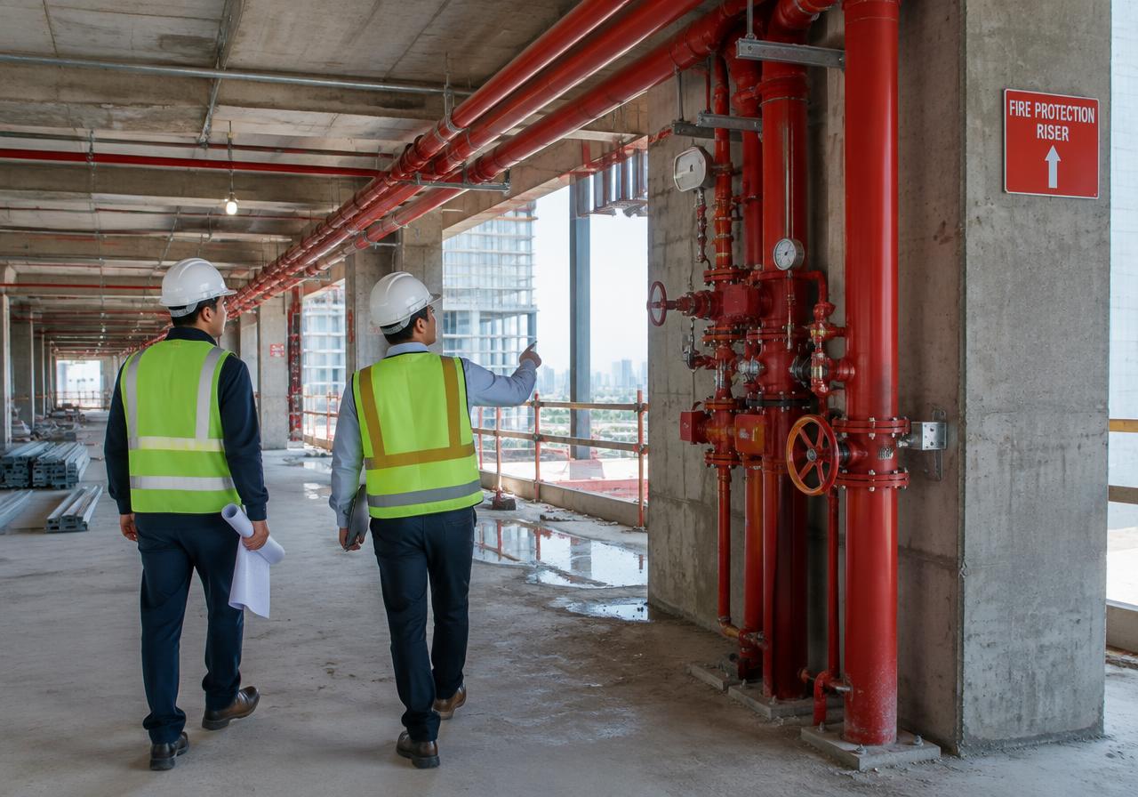 Acompanhamento de instalação em obra